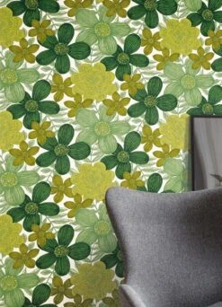 Tapete Othilia Grün