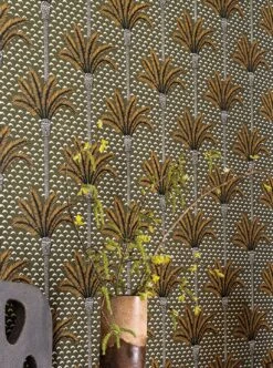 Tapete Palm Luxe Gelboliv