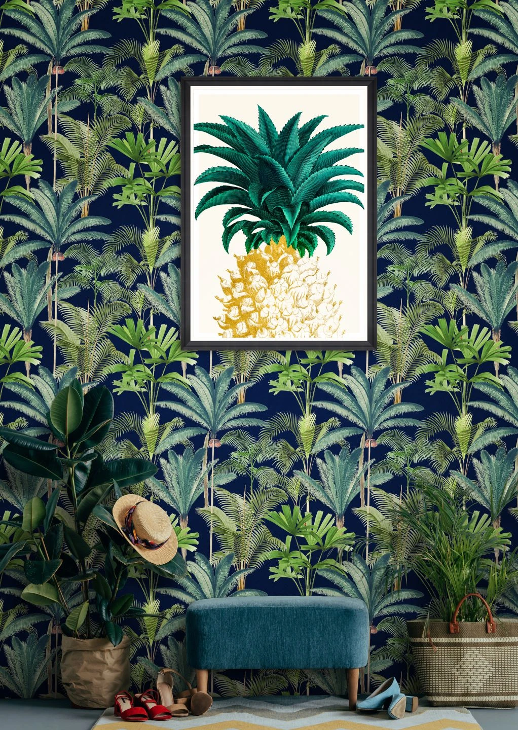 Wandbild Palmeras Grüntöne 3 Wandbild Palmeras Grüntöne – Bild 3