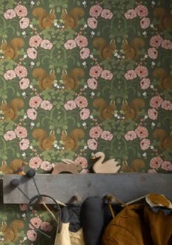 Tapete Pihla Kieferngrün -Tapetengeschäft Pihla B 485331 2880x1440