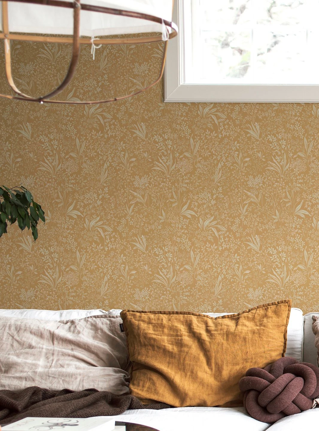 Tapete Pilar Ocker 4 Tapete Pilar Ocker – Bild 4