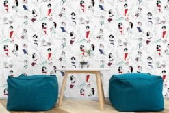 Tapete Pinup Rot -Tapetengeschäft Pinup A 355171 2880x1440