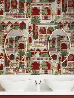 Tapete Plantasia Rot 7 Tapete Plantasia Rot -Tapetengeschäft Plantasia A 431811 2880x1440