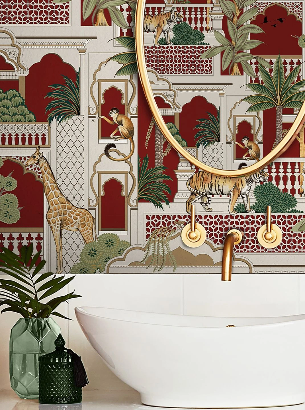 Tapete Plantasia Rot 1 Tapete Plantasia Rot