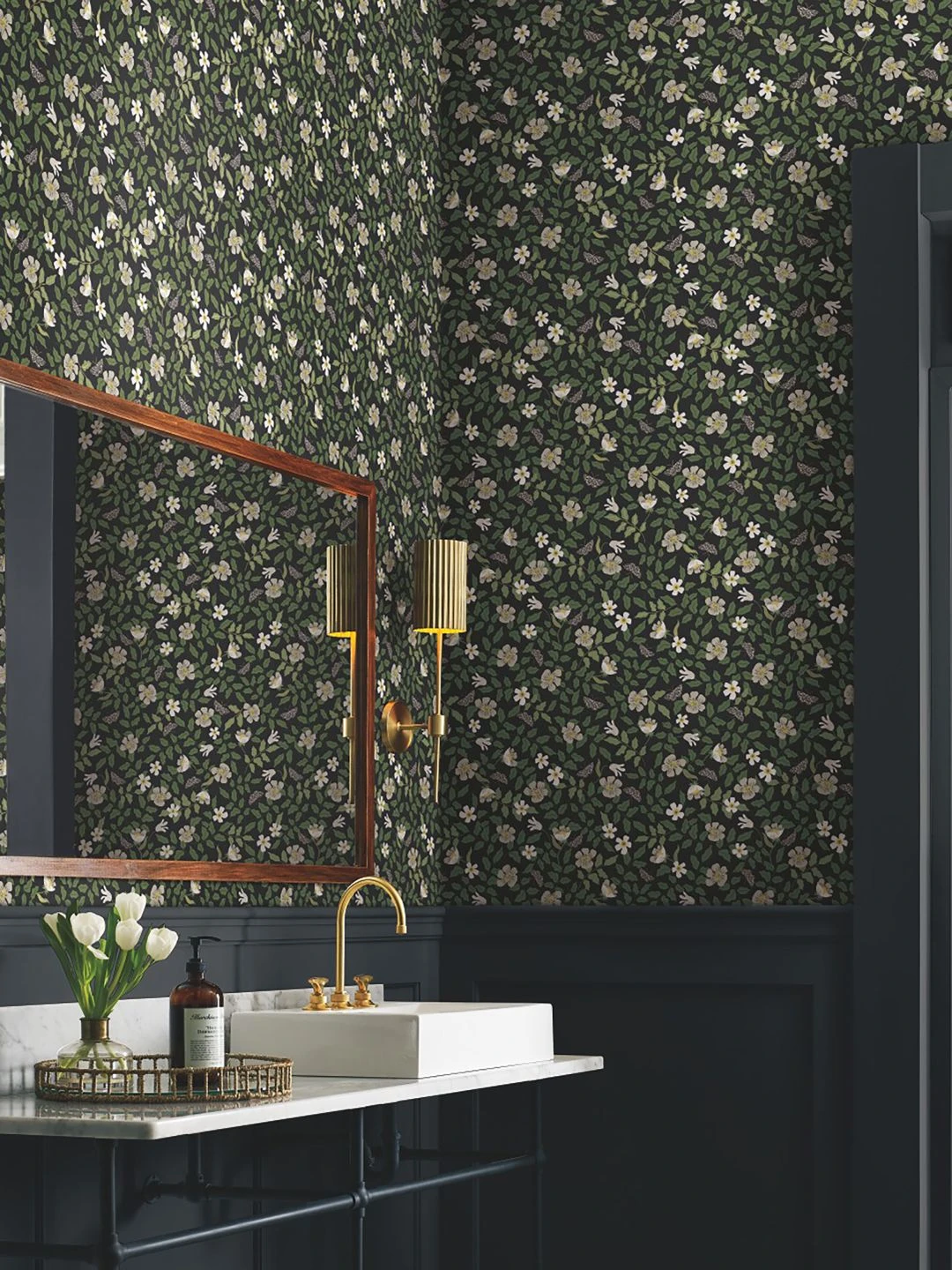 Selbstklebende Tapete Primrose Field Schwarz 3 Selbstklebende Tapete Primrose Field Schwarz - Image 3