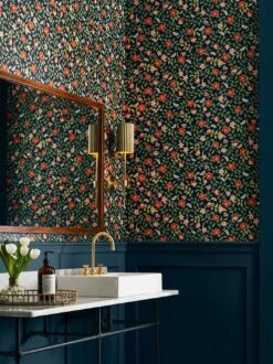 Selbstklebende Tapete Primrose Field Schwarzblau 5 Selbstklebende Tapete Primrose Field Schwarzblau -Tapetengeschäft Primrose Field 790672 2880x1440