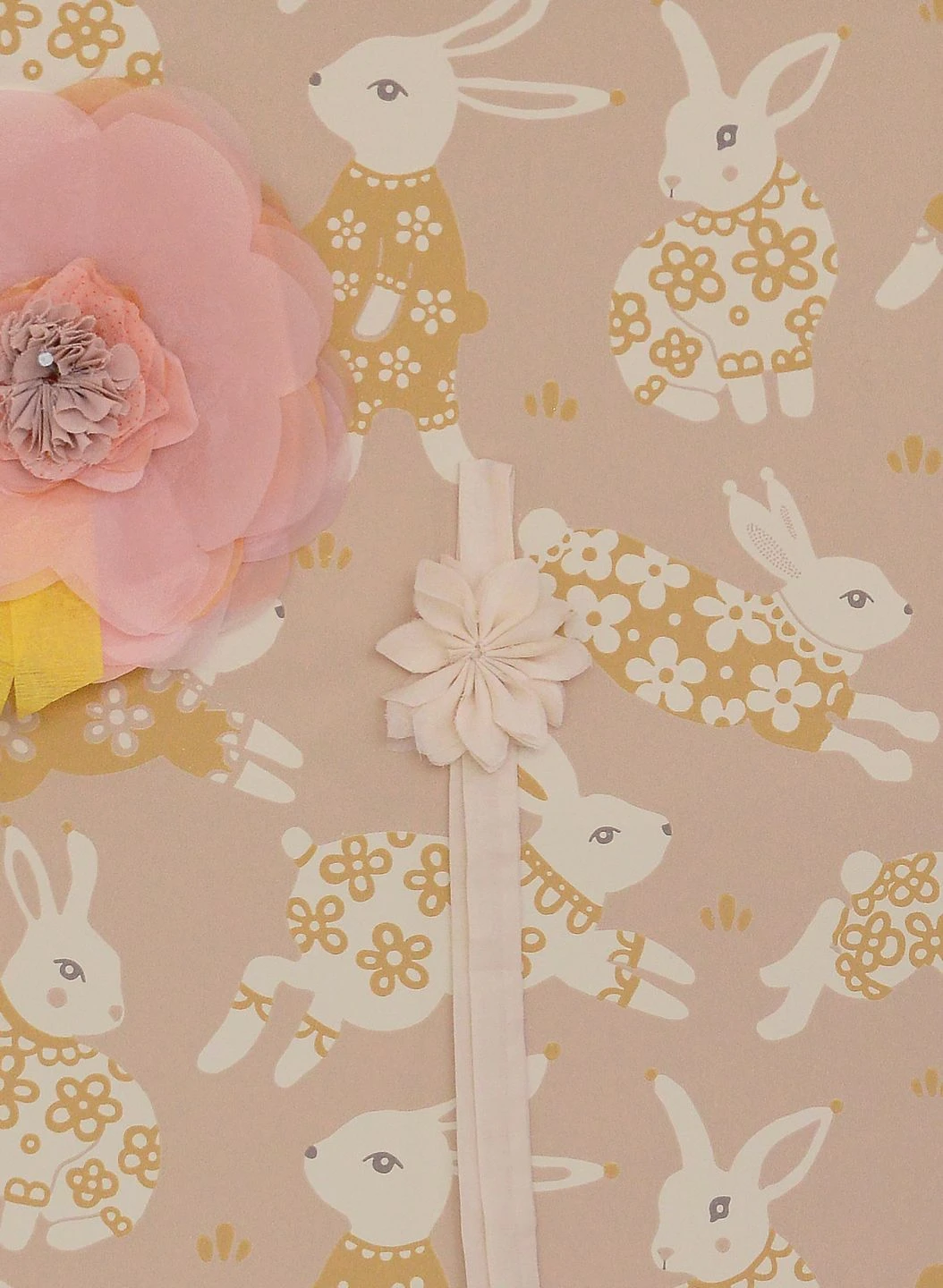 Tapete Rabbit Party Beige 1 Tapete Rabbit Party Beige