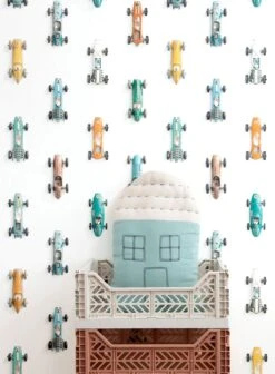 Tapete Race Car 02 Weiss -Tapetengeschäft Race Car 02 A 310212 2880x1440