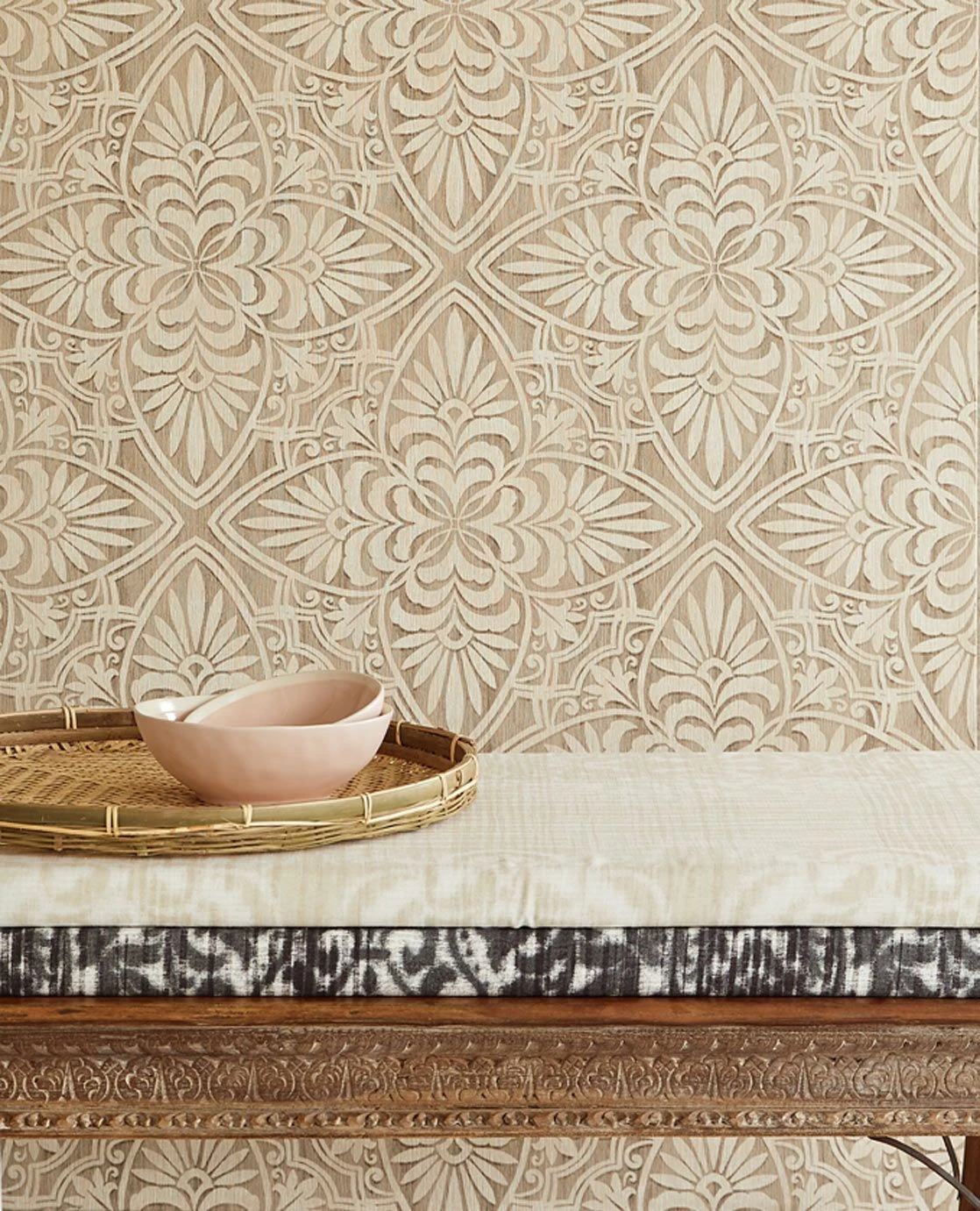 Tapete Ragusan Hellelfenbein 1 Tapete Ragusan Hellelfenbein