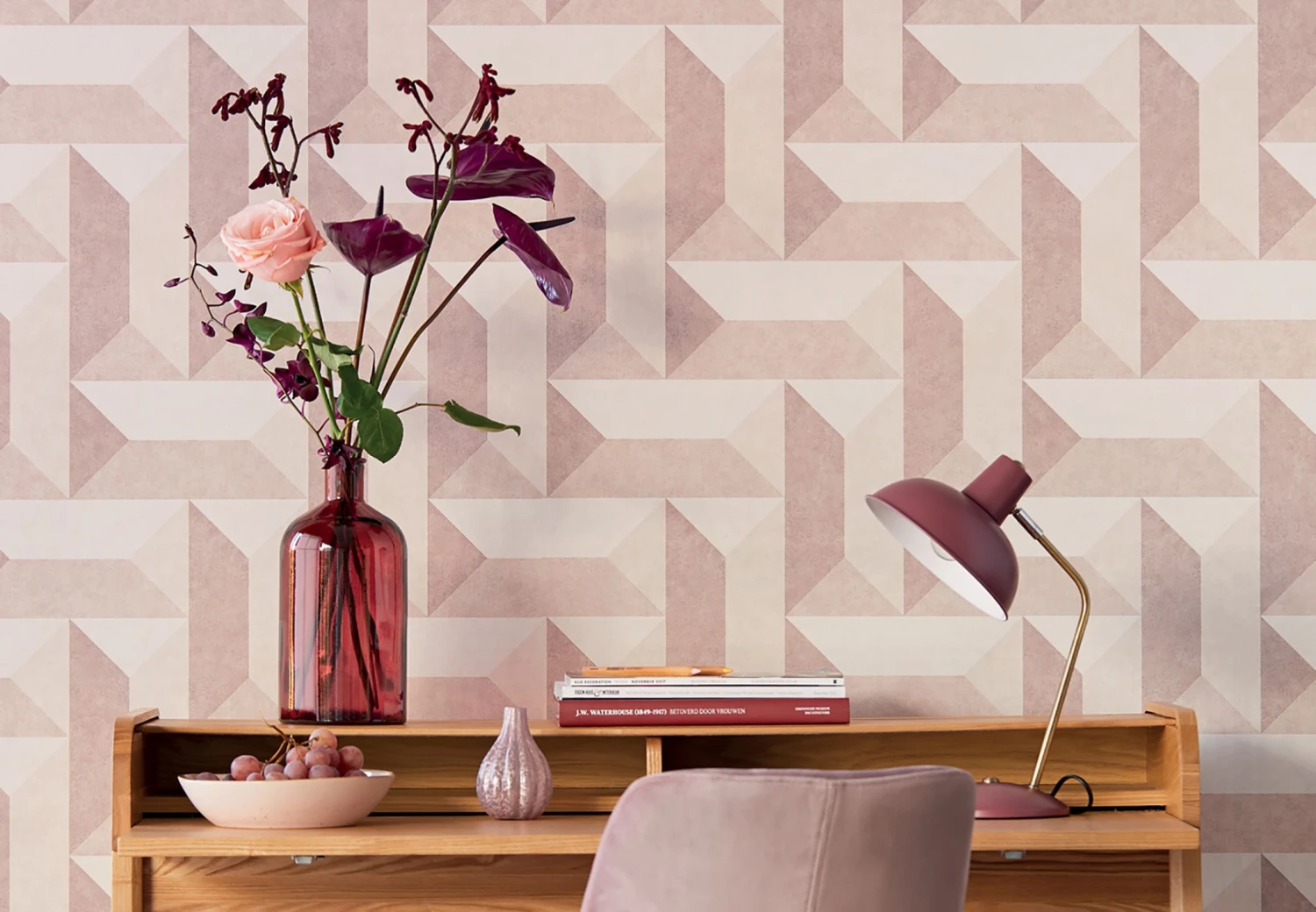 Tapete Rekel Rosenholz 1 Tapete Rekel Rosenholz