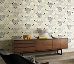 Tapete Romana Hellgraubeige -Tapetengeschäft Romana B 610301 2880x1440