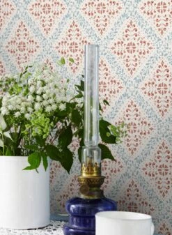 Tapete Rosalie Rubinrot