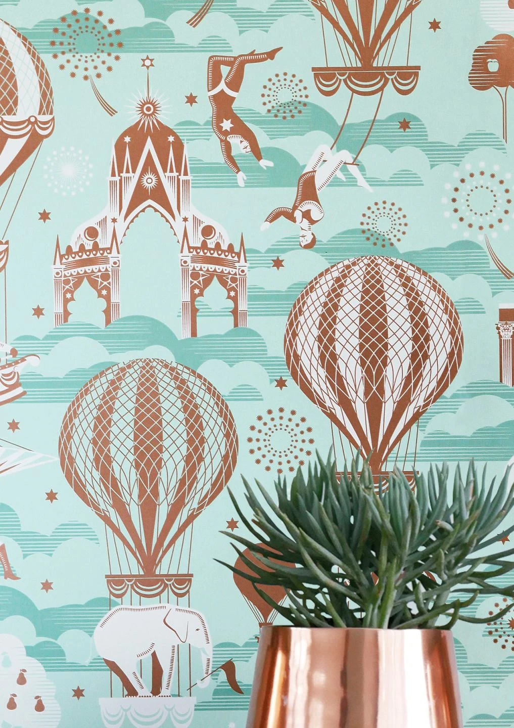 Tapete Rosi Hellgrün 1 Tapete Rosi Hellgrün