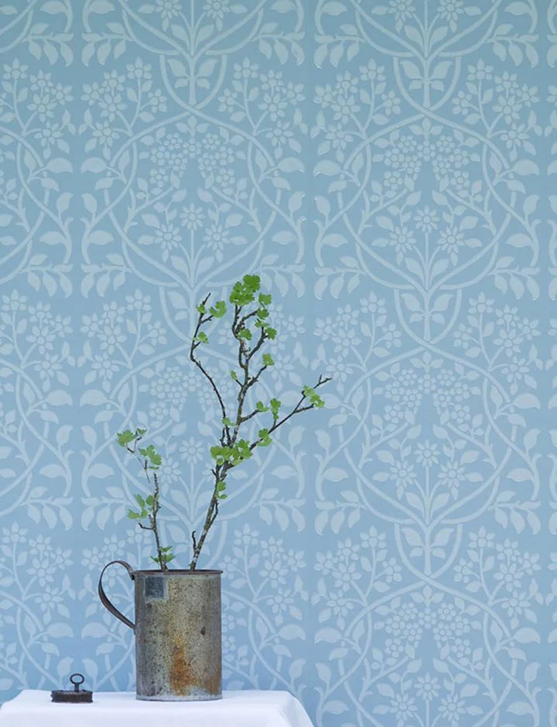 Tapete Rosmery Hellblau 1 Tapete Rosmery Hellblau