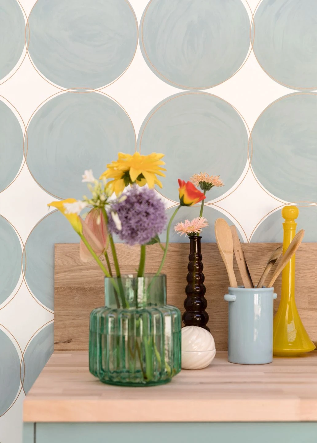 Tapete Rowan Minttürkis 1 Tapete Rowan Minttürkis