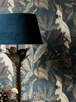 Tapete Sahra Blaugrün