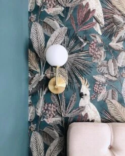 Tapete Sahra Blaugrün -Tapetengeschäft Sahra P 451473 2880x1440