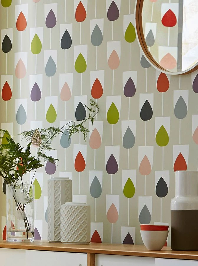 Tapete Sanza Farngrün 1 Tapete Sanza Farngrün