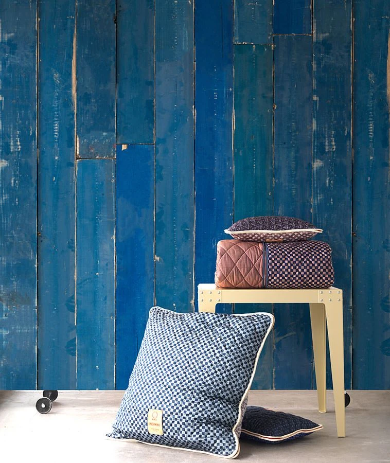 Tapete Scrapwood 36 Blau 4 Tapete Scrapwood 36 Blau – Bild 4