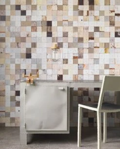 Tapete Scrapwood 16 Hellbeige