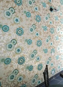 Tapete Sefina Türkisblau 6 Tapete Sefina Türkisblau -Tapetengeschäft Sefina P 462701 2880x1440