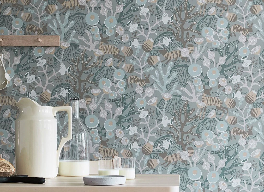 Tapete Serena Hellgrau 3 Tapete Serena Hellgrau – Bild 3