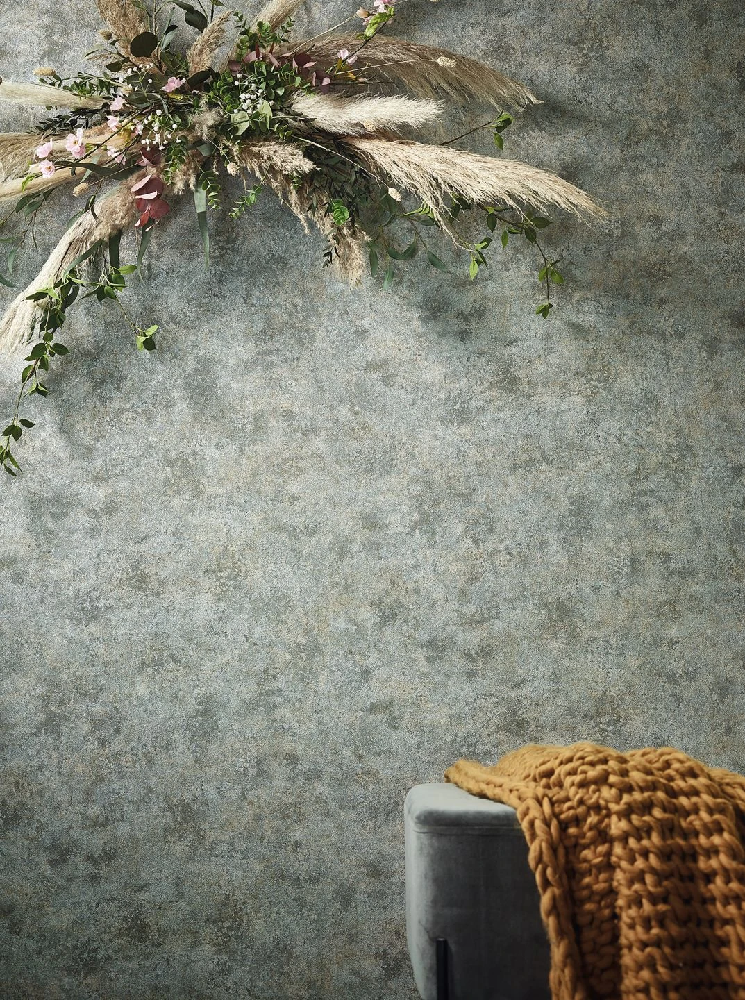 Tapete Shabby Stucco Grautöne 4 Tapete Shabby Stucco Grautöne - Image 4