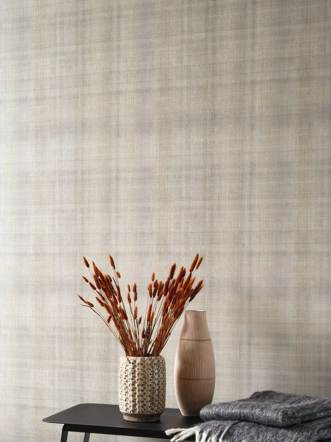 Tapete Shabby Tartan Hellgrau 4 Tapete Shabby Tartan Hellgrau - Image 4