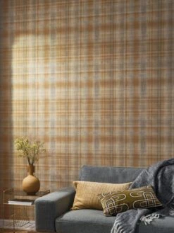 Tapete Shabby Tartan Orangebraun 9 Tapete Shabby Tartan Orangebraun -Tapetengeschäft Shabby Tartan C 864615 2880x1440