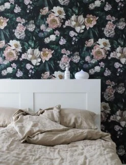 Tapete Sianna Schwarzgrün -Tapetengeschäft Sianna K 451241 2880x1440