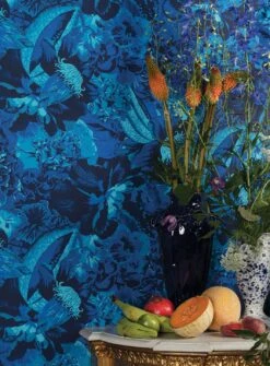 Tapete Silvam Blautöne