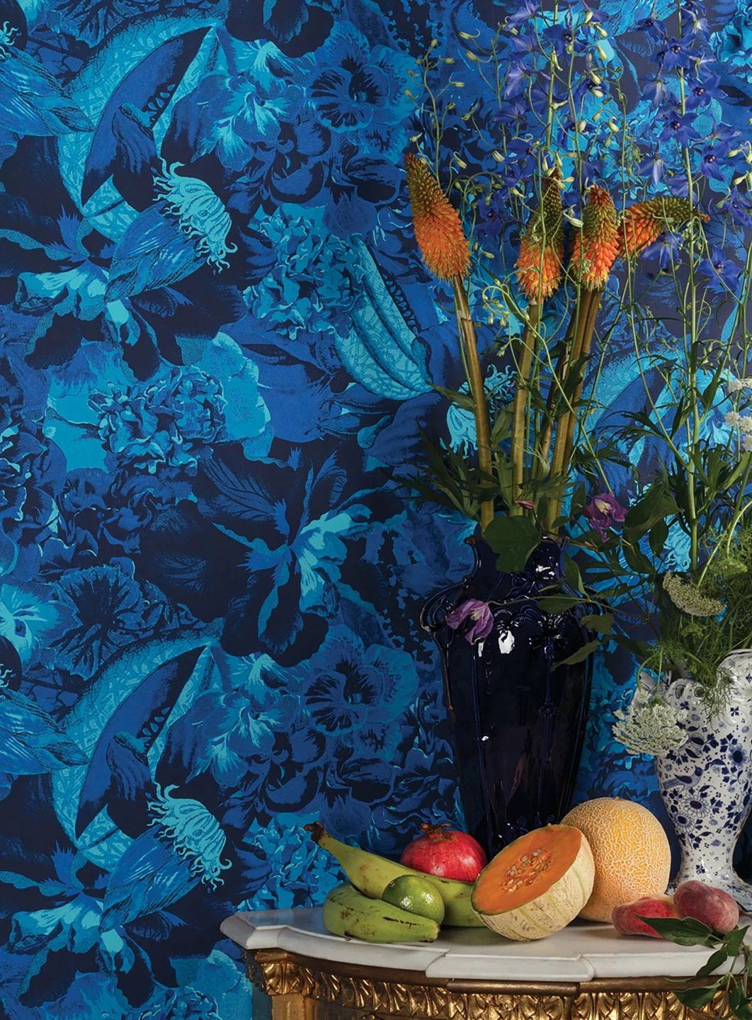 Tapete Silvam Blautöne 1 Tapete Silvam Blautöne