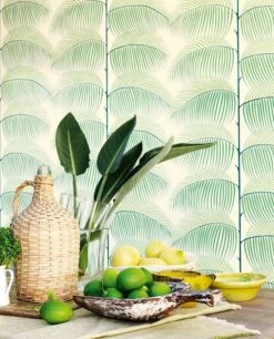 Tapete Silvana Smaragdgrün