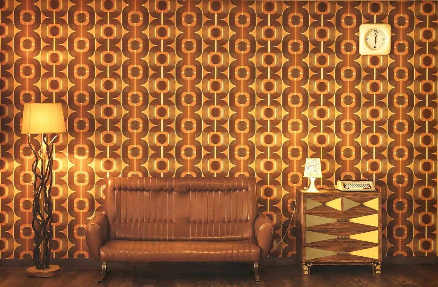 Tapete Sinon Orange 4 Tapete Sinon Orange – Bild 4