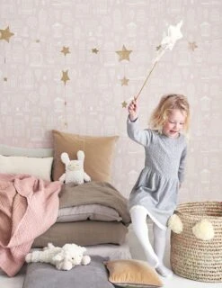 Tapete Small Town Blassrosenholz 7 Tapete Small Town Blassrosenholz -Tapetengeschäft Small Town C 389172 2880x1440