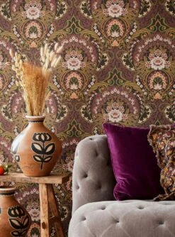 Tapete Sofia Mahagonibraun 8 Tapete Sofia Mahagonibraun -Tapetengeschäft Sofia B 822064 2880x1440