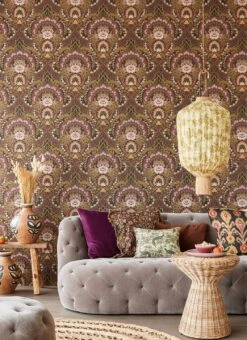 Tapete Sofia Mahagonibraun 9 Tapete Sofia Mahagonibraun -Tapetengeschäft Sofia C 822064 2880x1440