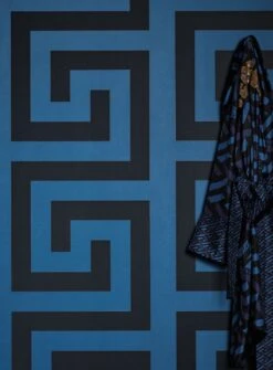 Versace Tapete Solea Blau