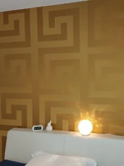 Versace Tapete Solea Honiggold -Tapetengeschäft Solea P 410472 2880x1440