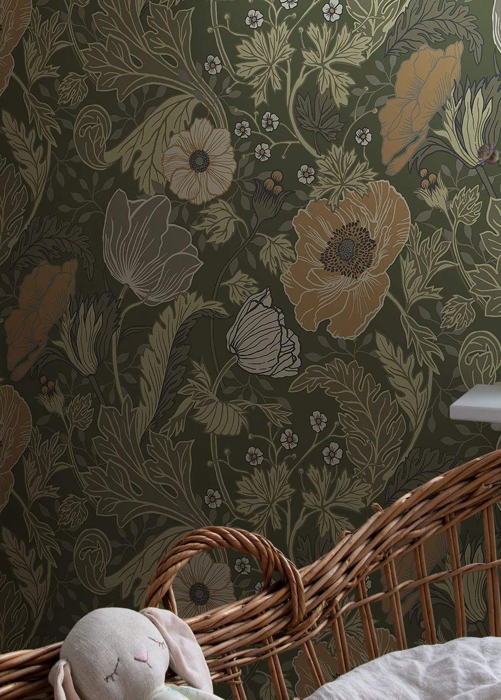 Tapete Soria Kieferngrün 1 Tapete Soria Kieferngrün