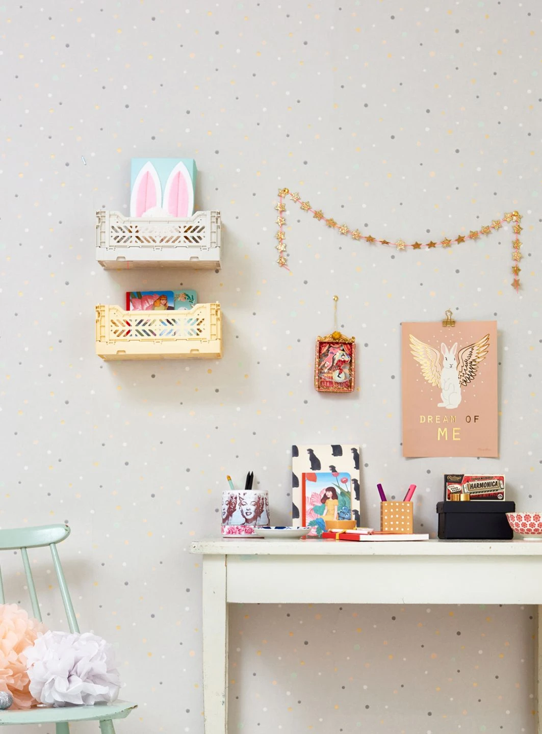 Tapete Stardust Hellgrau 3 Tapete Stardust Hellgrau - Image 3