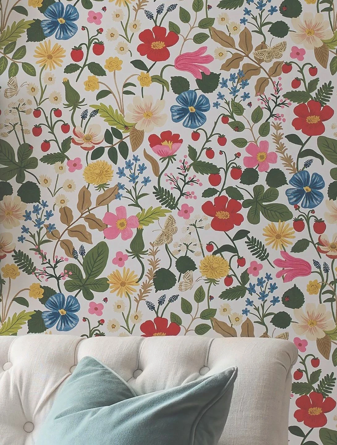 Tapete Strawberry Garden Weiss 2 Tapete Strawberry Garden Weiss - Image 2