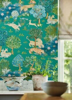 Tapete Sumatra Türkis