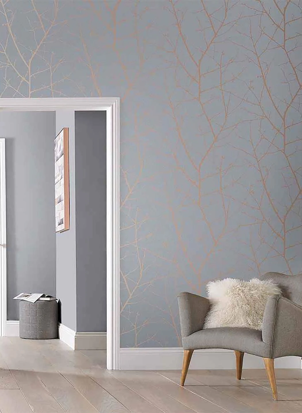 Tapete Tabora Hellgrau 3 Tapete Tabora Hellgrau - Image 3