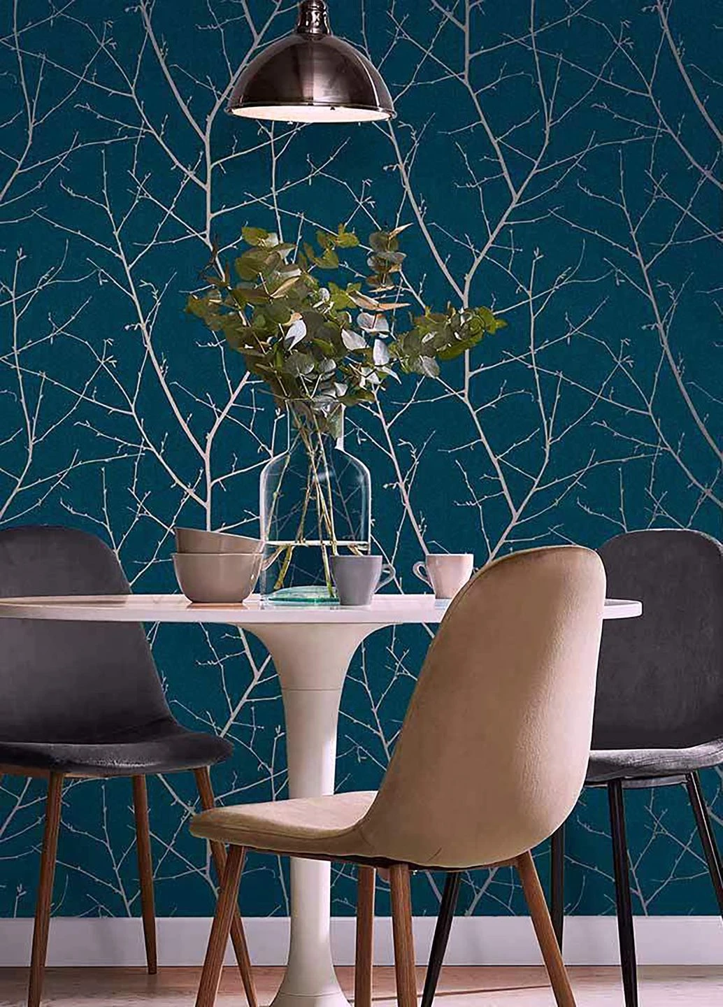 Tapete Tabora Ozeanblau 3 Tapete Tabora Ozeanblau - Image 3