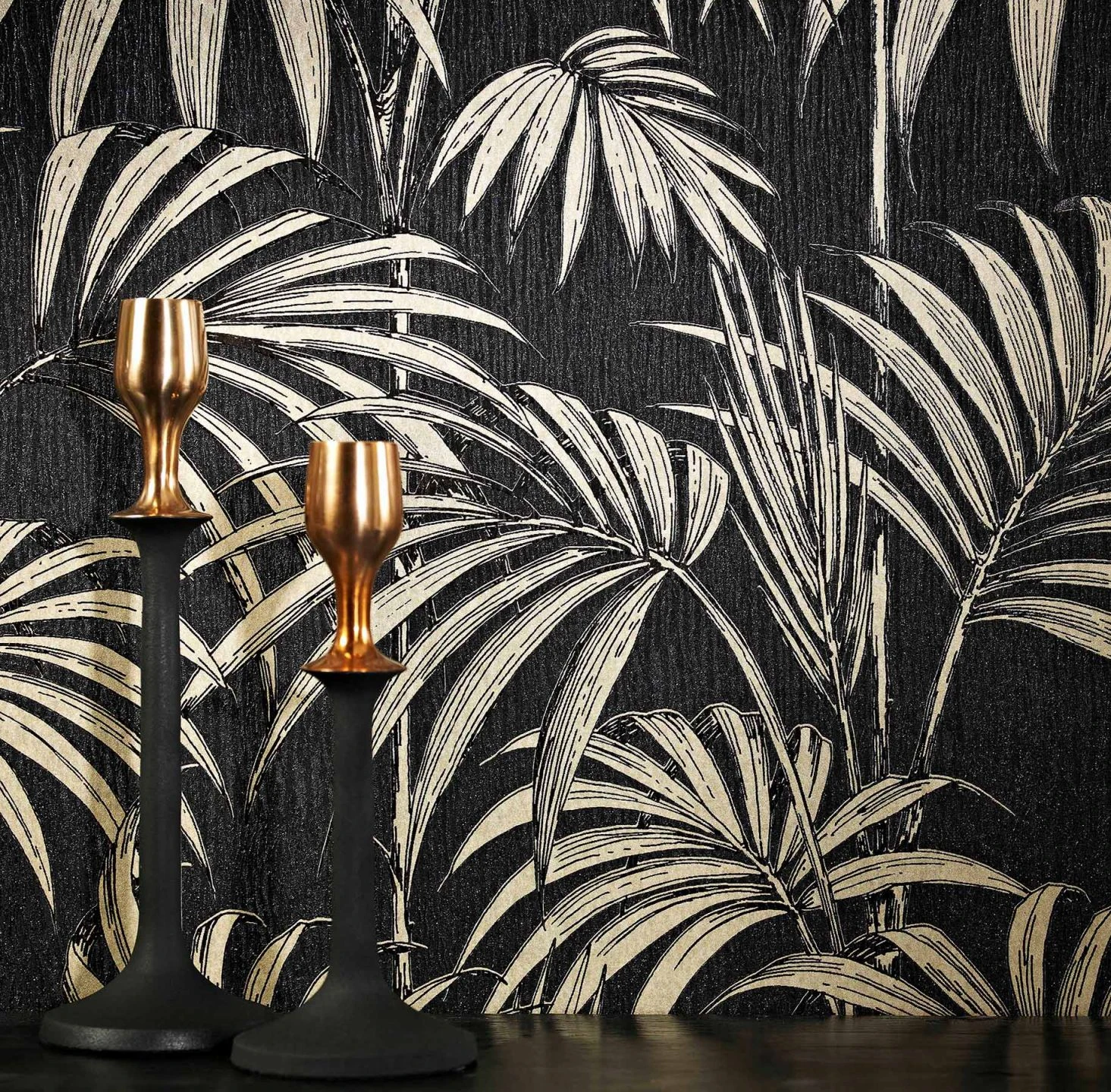 Tapete Tatanu Schwarzgrau Glitzer 1 Tapete Tatanu Schwarzgrau Glitzer