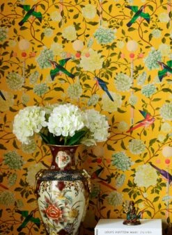 Wandbild The Garden Of Immortality Gelb -Tapetengeschäft The Garden of Immortality C 725211 2880x1440