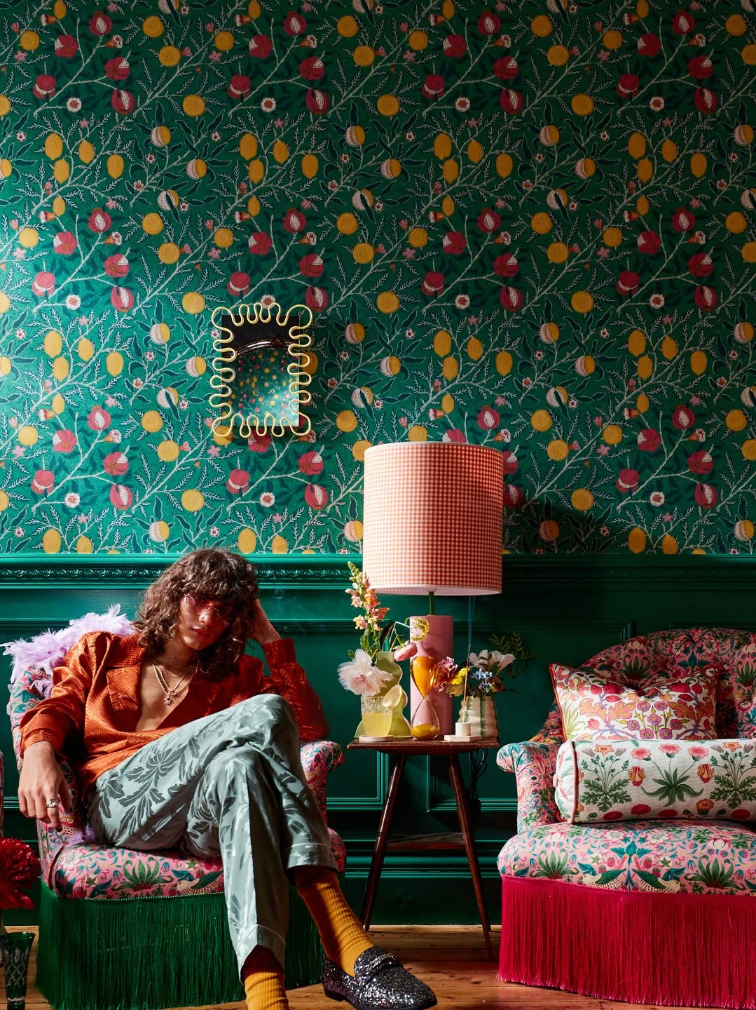 Tapete Therese Patinagrün 7 Tapete Therese Patinagrün – Bild 7