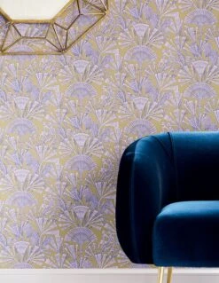 Tapete Tiberia Pastellviolett 5 Tapete Tiberia Pastellviolett -Tapetengeschäft Tiberia A 821362 2880x1440