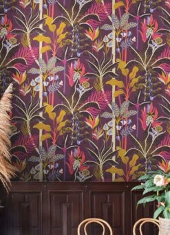 Tapete Tropical Dream Violett 5 Tapete Tropical Dream Violett -Tapetengeschäft Tropical Dream B 626063 2880x1440